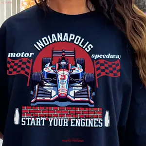 Indianapolis Speedway IndyCar T shirt Indiana Oversized Hadiah sempurna untuk Penggemar lengan panjang atau pendek 10 indianapolis colts penjualan terbaik - №