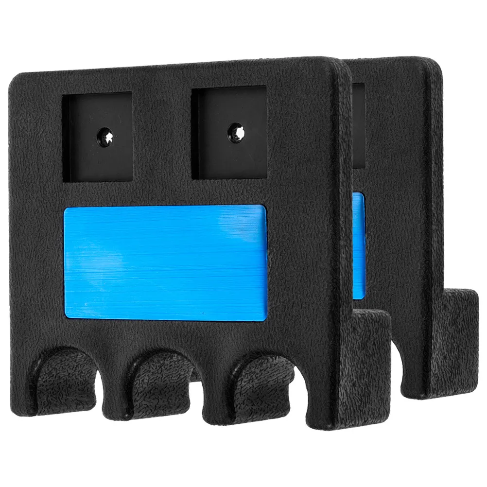 

2Pcs Pool Cue Holders 3 Holes Billiard Cue Rest Heavy Duty Table Mount Pool Stick Holder for Game Room Bar Wall Storage