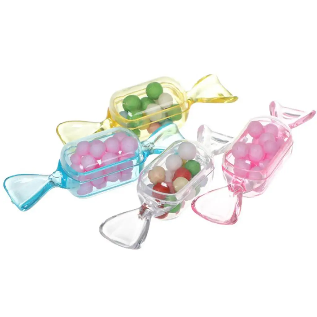 Beads Storage Containers Candy Shaped Mini Plastic Box Case with Lid for Jewelry Findings DIY Craft Supplies