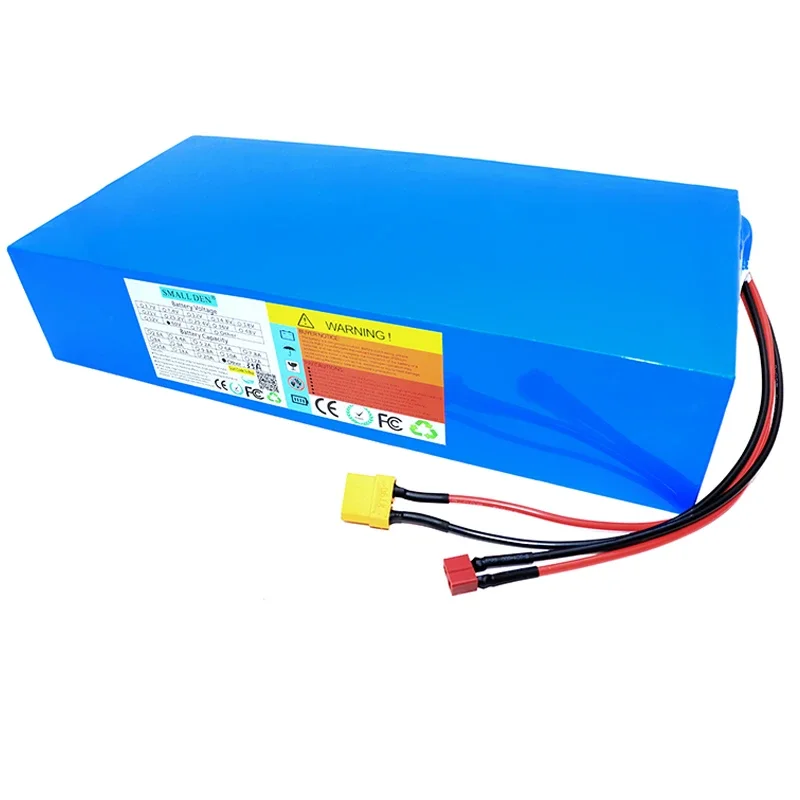 Lithium Battery Pack, 60V, 45AH, 16S9P, 21700, 50A, BMS, 100-3000W, High-Power Rechargeable Battery, 67.2V, 5A Charger, New