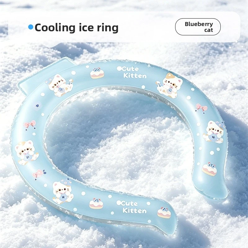 1 Pezzo Fascia Rinfrescante per il Collo PCM, Anello Refrigerante per il Collo per Sollievo Estivo, Protezione dal Calore per Sport all'Aperto, Escursionismo, Campeggio, Corsa