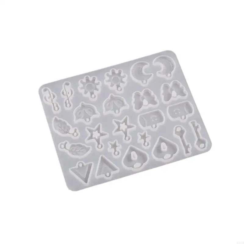 

Mini Moon Heart Earring Resin Mold Shapes Silicone Molds for DIY Women Girl Earring Jewelry Resin Craft Mold