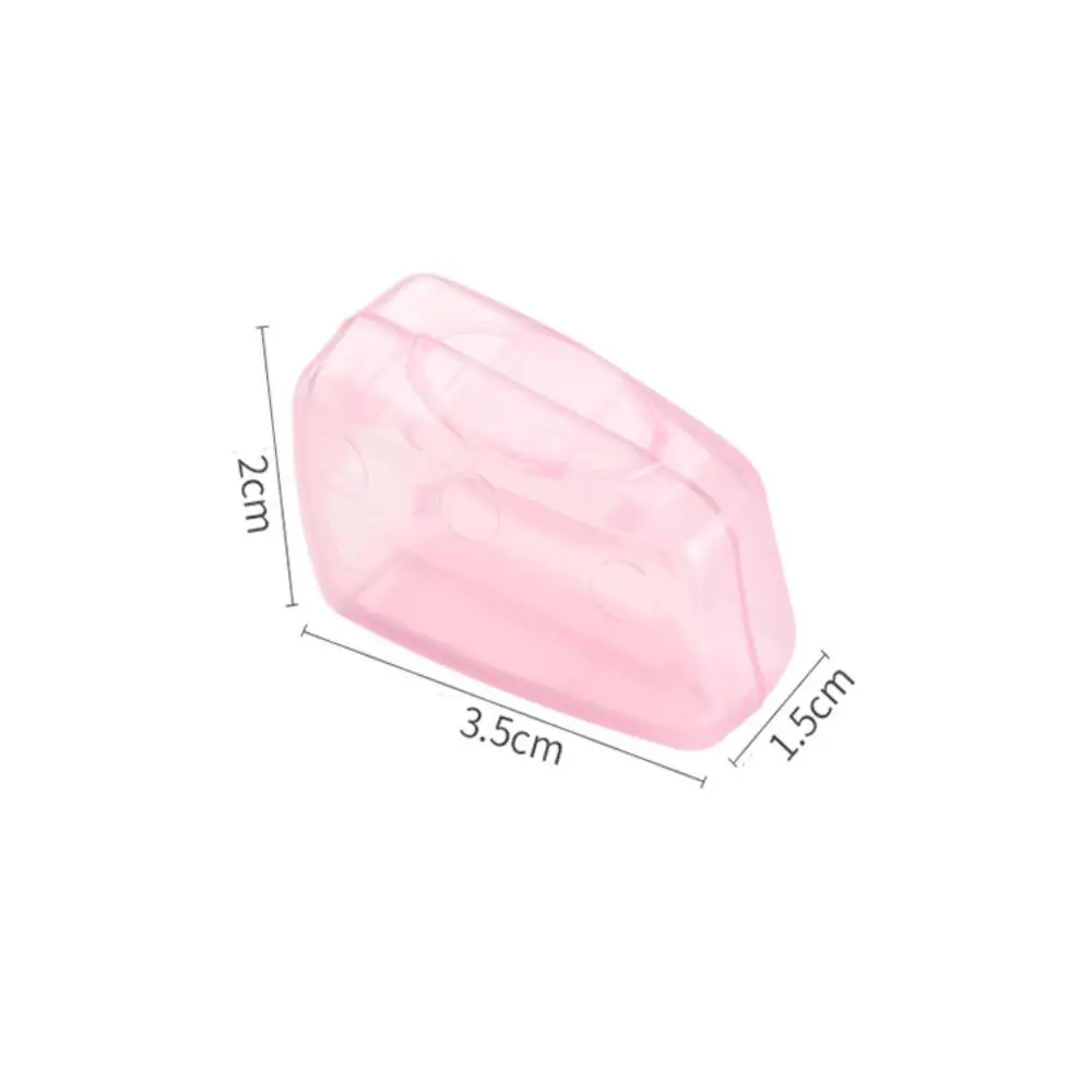 Imagen 7: 5/10 piezas de cubiertas de plástico para cabezales de cepillo de dientes, portátiles, protectoras, para viajes, senderismo, camping, accesorios de baño