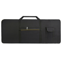 Storage For Musical Equipment Electronic Keyboard Bag Soft Internal Lining Protection Against Dust For 61 Keys Electric Keyboard