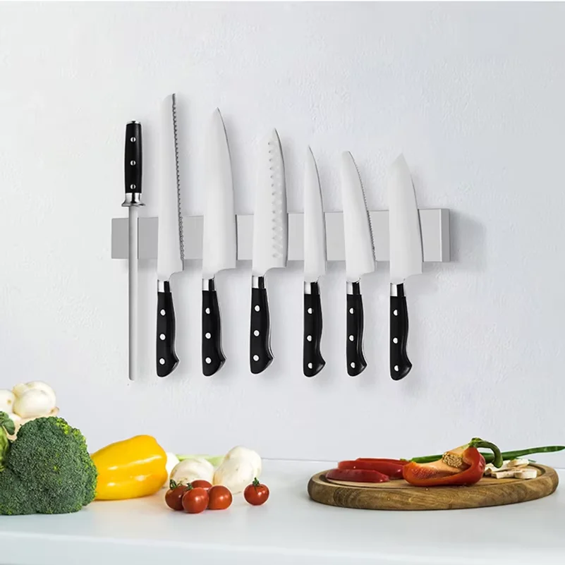 ราวแม่เหล็กสำหรับเก็บมีดสแตนเล - Magnetic Knife Strip บทวิจารณ์และราคา