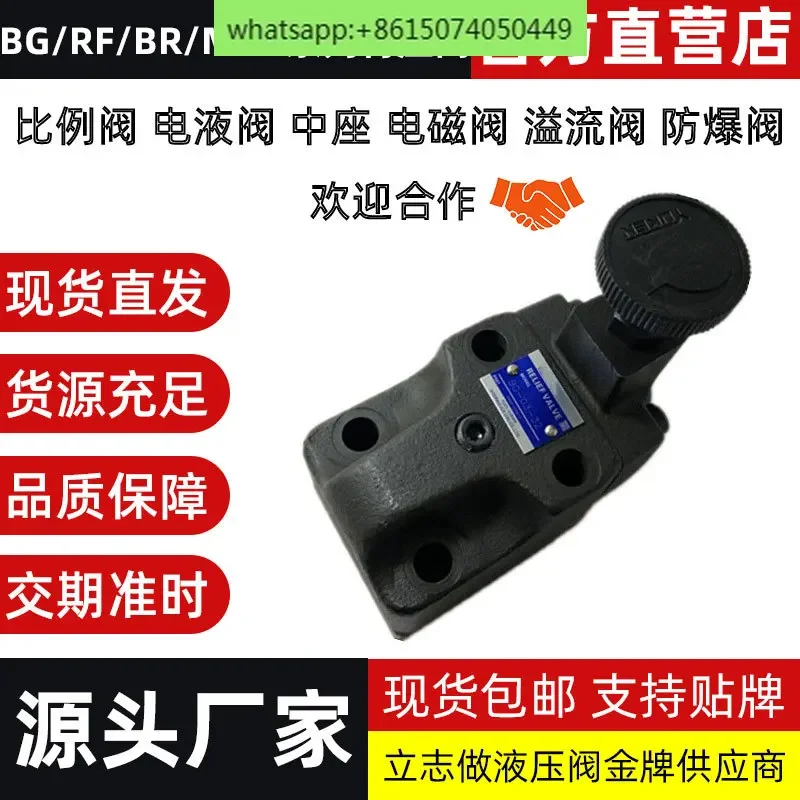 Molding Machine Back Pressure Valve BG-03/06/10-3231 Shoe Making Machine Hydraulic Press Manual Pressure Regulator