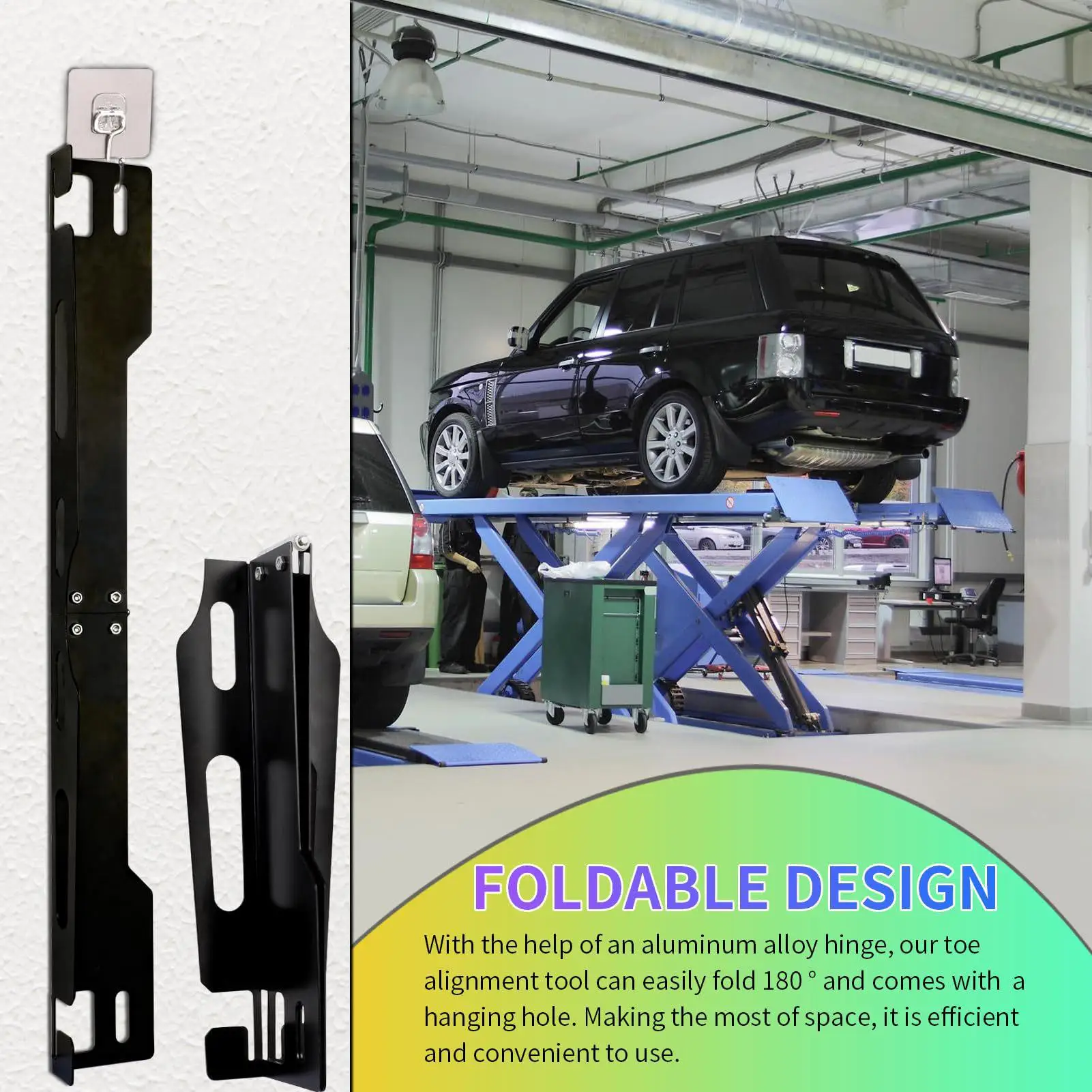 

Wheel Alignment Tool Wheel Alignment And Balancing Tools Metal Toe Measurement Gadgets Foldable Adjustable For Rotor Truck Hub