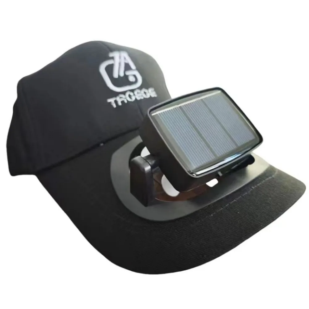 

Korea Style Solar Fan Hat Strong Wind Solar Powered Sunhat with Cooling Fan Adjustable Detachable Fan Summer Sun Cap Couple Gift