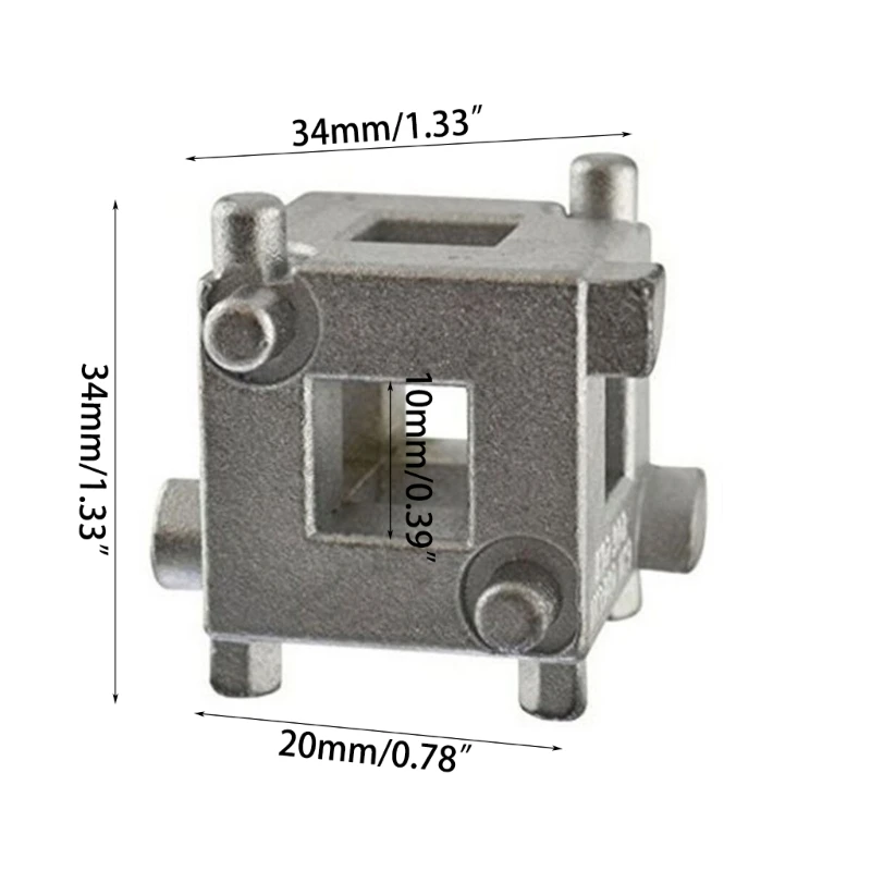 Metal Wind Back Wheel Disc Brake Piston Caliper Adjustment Remover Exchange Tool