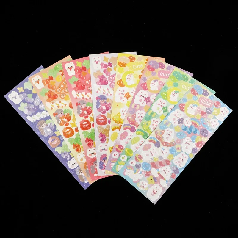 Serie MagicGirl adesivi Guka fatti a mano fai-da-te adesivi per notebook Guka tagliati al laser in PVC impermeabile all'ingrosso