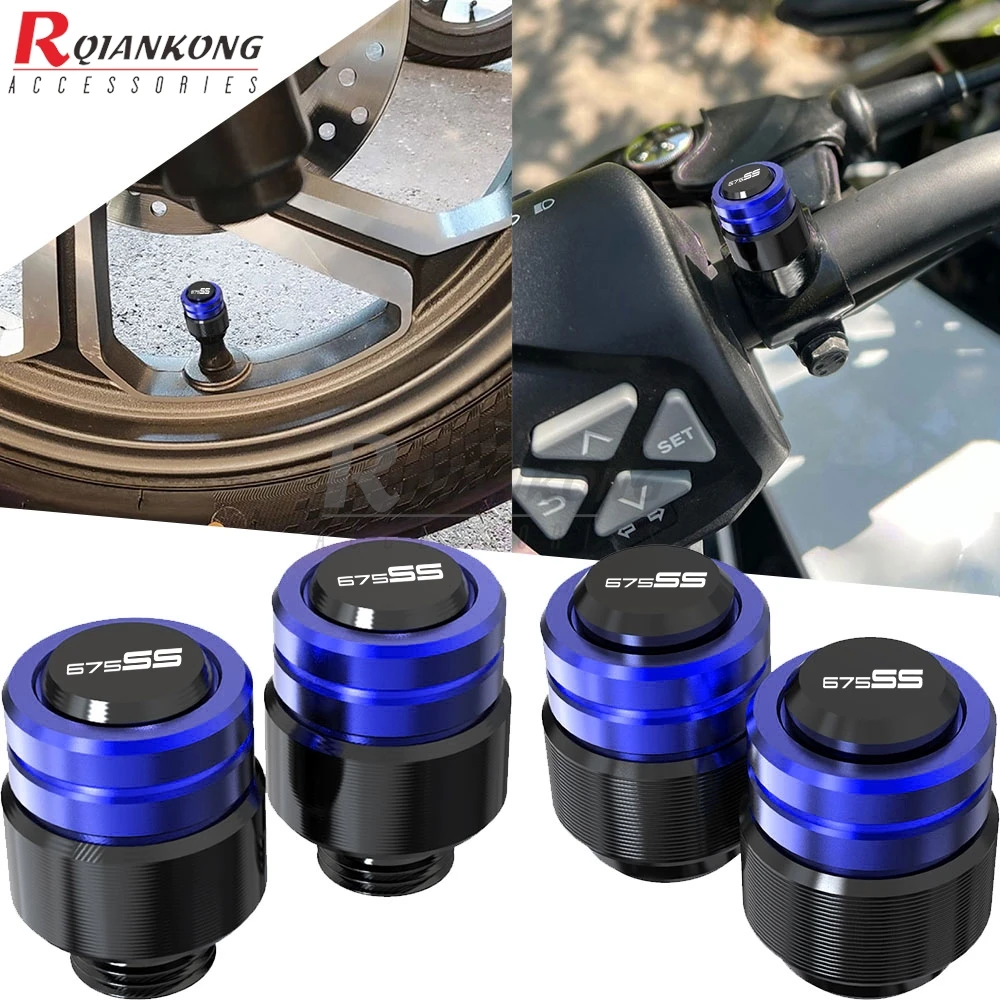 

Motorcycle Rearview Mirror Plug Hole Screw Cap For CF MOTO CFMOTO 675SS ss 675 SS 2023 2024 2025 2026 Tire Valve Stem Caps Cover