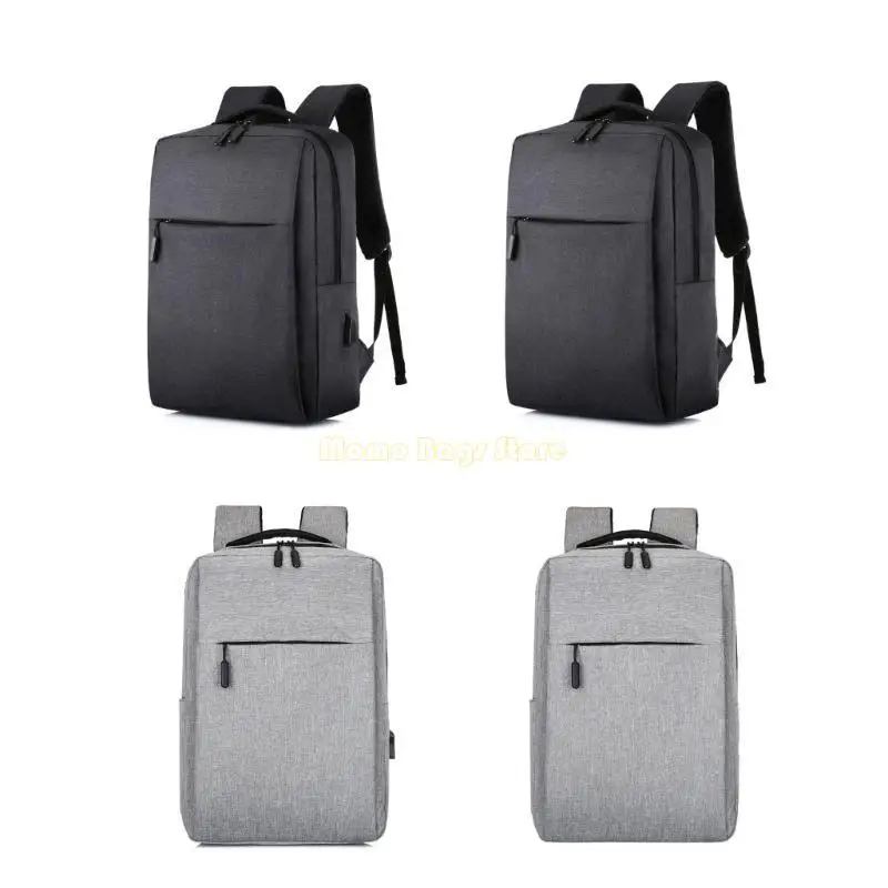 X90d große Kapazität Laptop Rucksack Schulbuchbag mit USB -Ladehafen -Männer Daypack