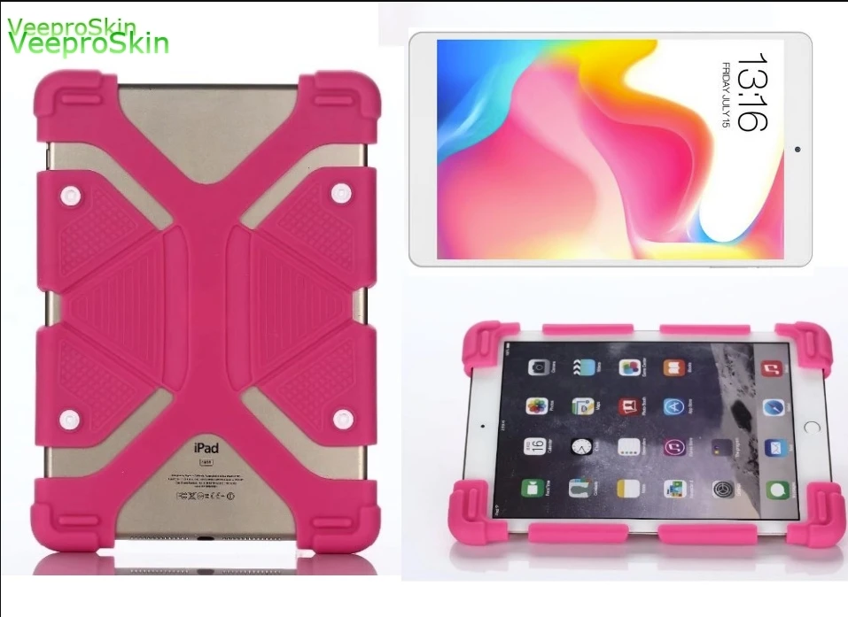 Silicone stand Case Cover For Huawei MediaPad M5 M3 Lite 8 / MediaPad T5 T3 8.0  Four corner protection