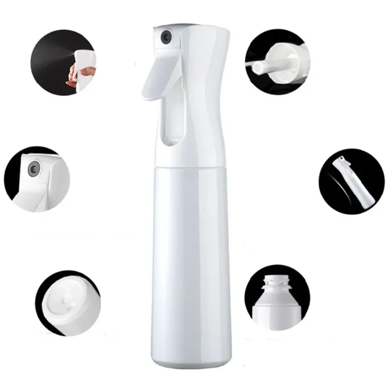 200/300/500ml High Pressure Spray Bottles Refillable Bottles Continuous Mist Watering Can Automatic Salon Barber Water Sprayer