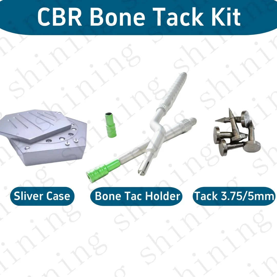 Dental GBR Hex Tack Driver Case Tools Guide Bone Regeneration Tacks Pins Driver
