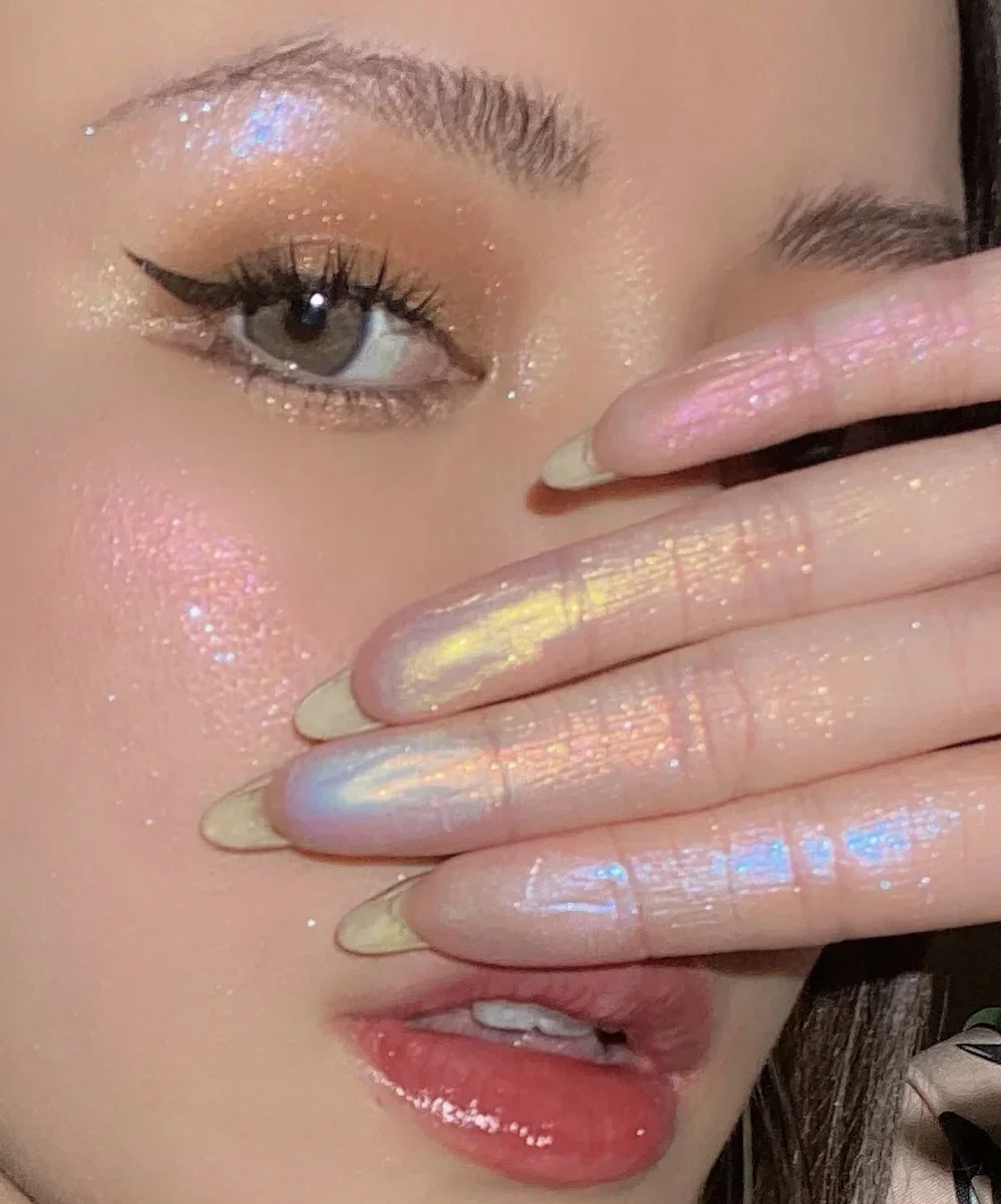 Kaleidos Single Highlight Cream Classic Space Age Small Square Box Sparkling Brighten Diamond Powder Waterlight Palette