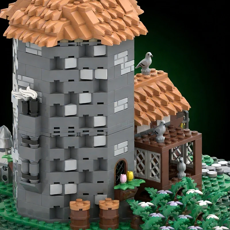 Set di Costruzioni Modulari da 764 Pezzi, Casa del Colombaio, MOC Personalizzabile, Blocchi Modulari Educativi per Bambini, Regalo Fai-da-Te per Ragazzi