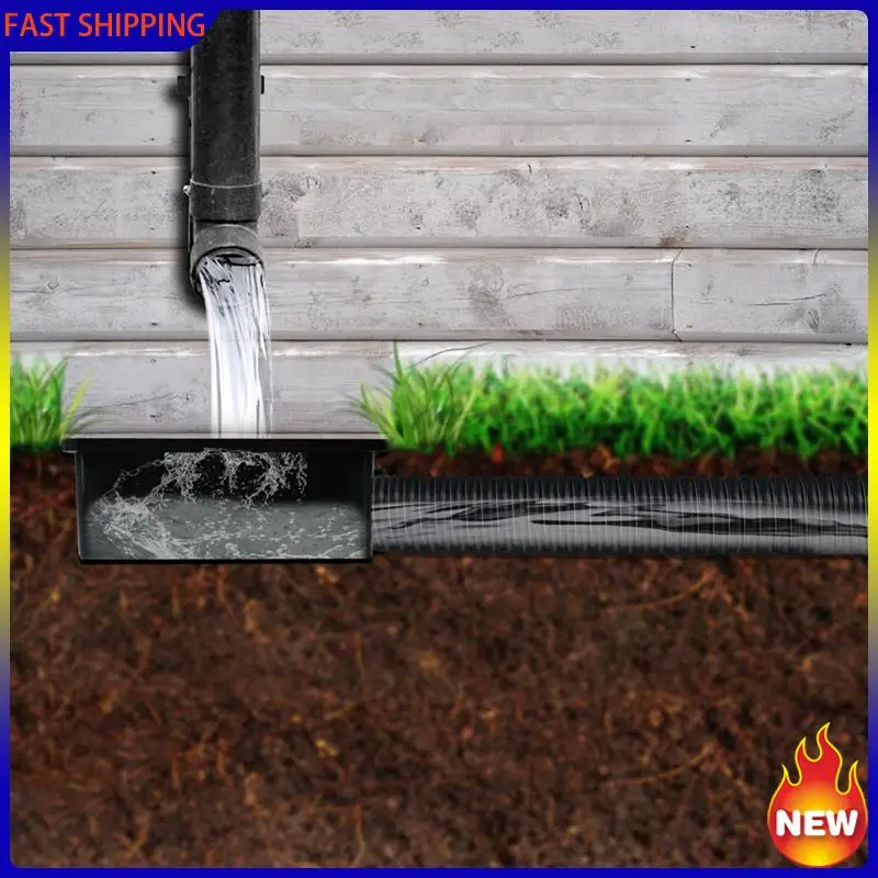 Especial 2X Catch Basin Downspout Flexible Extension Storm Drain Catch Basin Drainage System Drain Adapter