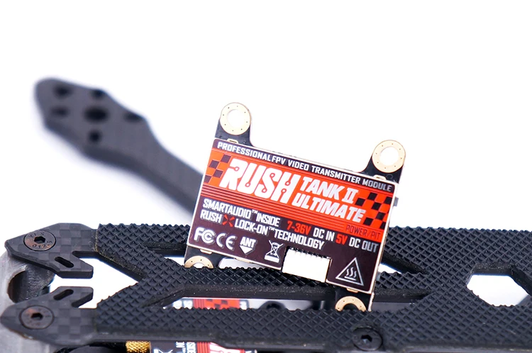 

RUSHFPV RUSH Tank II Ultimate VTX 5,8G 48CH RaceBand Pitmode 25mW 200mW 500mW 800mW регулируемый FPV VTX 2-8S для Дронов FPV