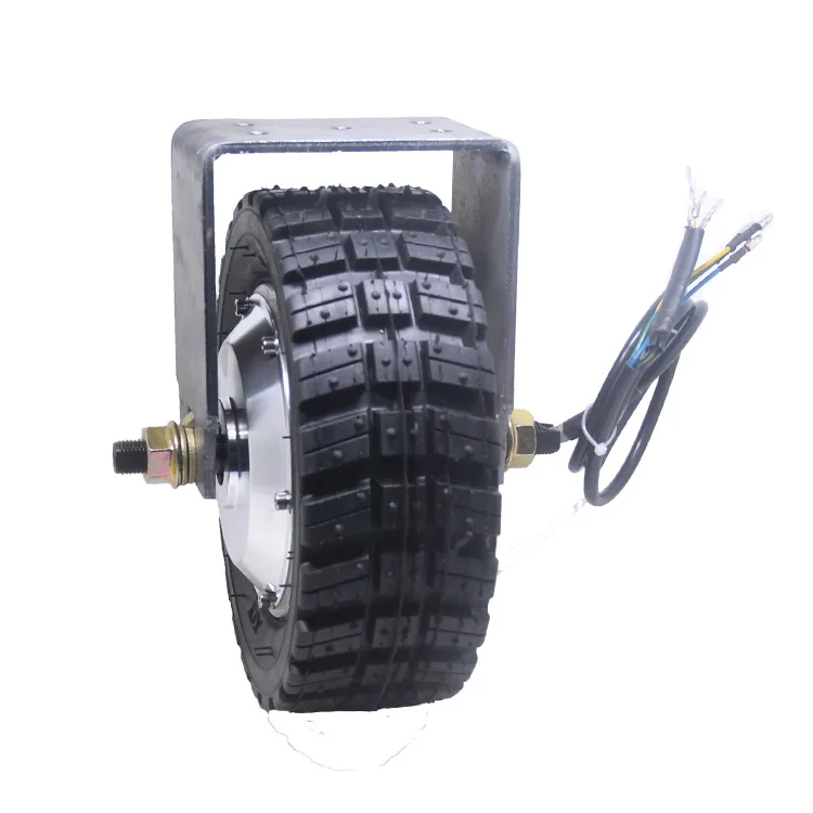 8 inch toothed DC brushless wheel hub motor low speed high torque mechine dining car tool track electric trailer