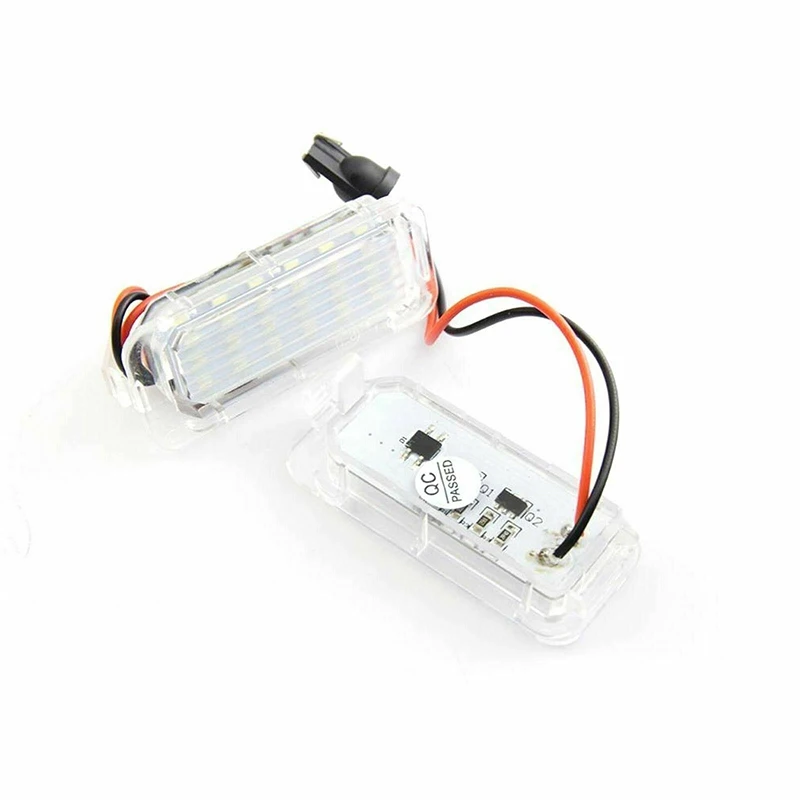 Piezas de luces LED para matrícula, accesorio para Ford Explorer Escape Fusion, 18-SMD, sin errores, 2 unidades