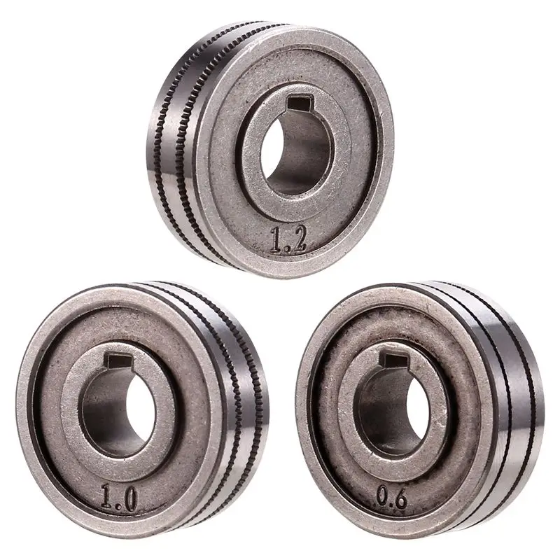 

ABRW-3PCS Welding Wire Feeding Roller Drive Wheel 0.6Mm-1.2Mm Knurl K Groove MIG Wire Guide High Quality Welding Accessories