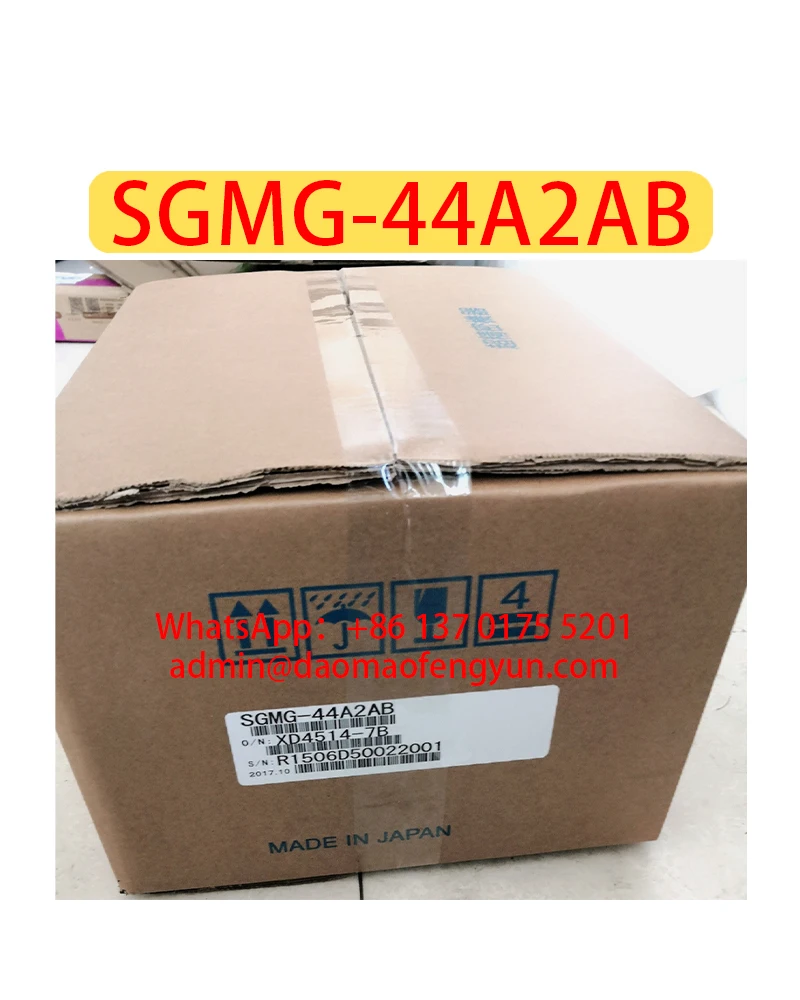 

SGMG-44A2AB Совершенно новый серводвигатель SGMG 44A2AB, быстрая доставка