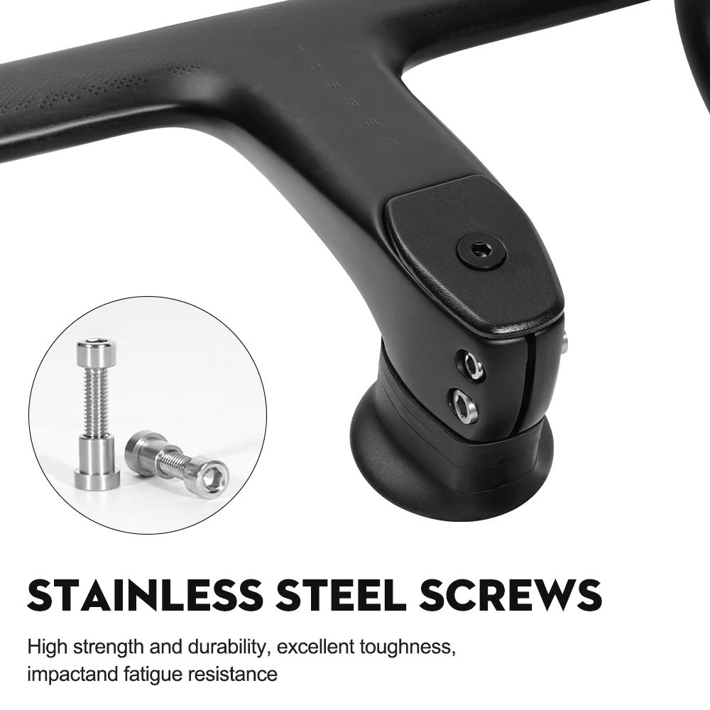 TOSEEK Carbon-Lenker, Rennrad-Carbon-Lenker, T700 Carbon-Integrallenker, Di2 Fahrradzubehör, Carbon-Drop-Bar – Detail 3