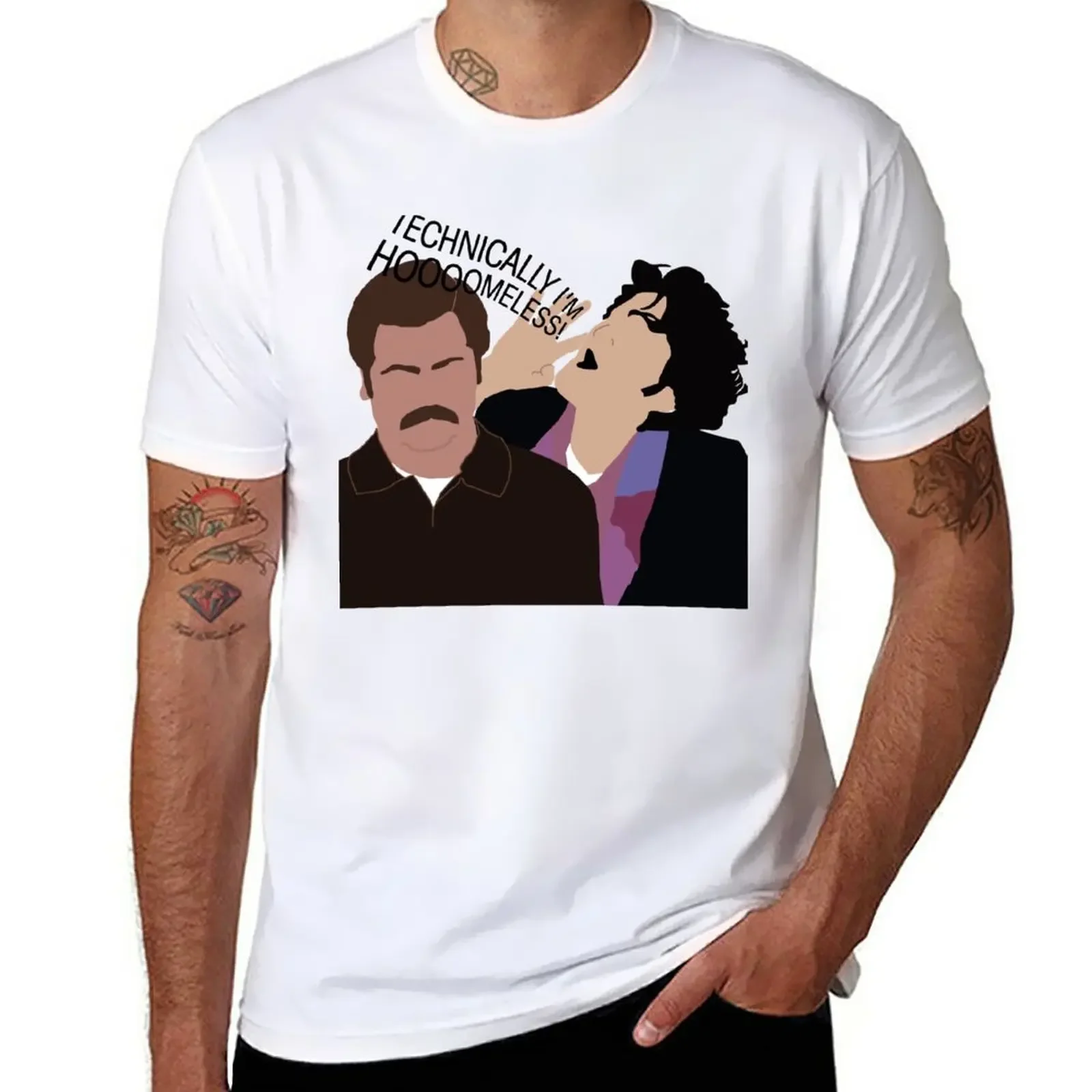 Jean Ralphio - Technically I'm Homeless T-Shirt vintage clothes funnys oversized t shirts for men