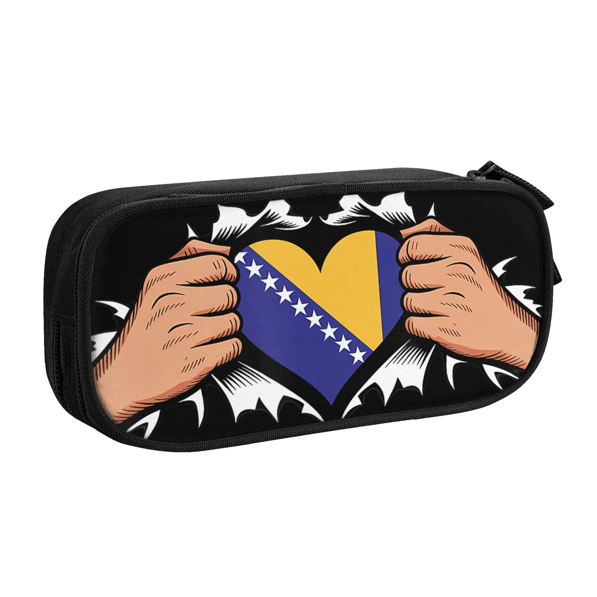 bolsas-de-grande-capacidade-para-criancas-desenhos-animados-bosnias-e-herzegovinas-bandeira-da-bosnias-bolsa-escolar-para-meninos-meninas-e-criancas
