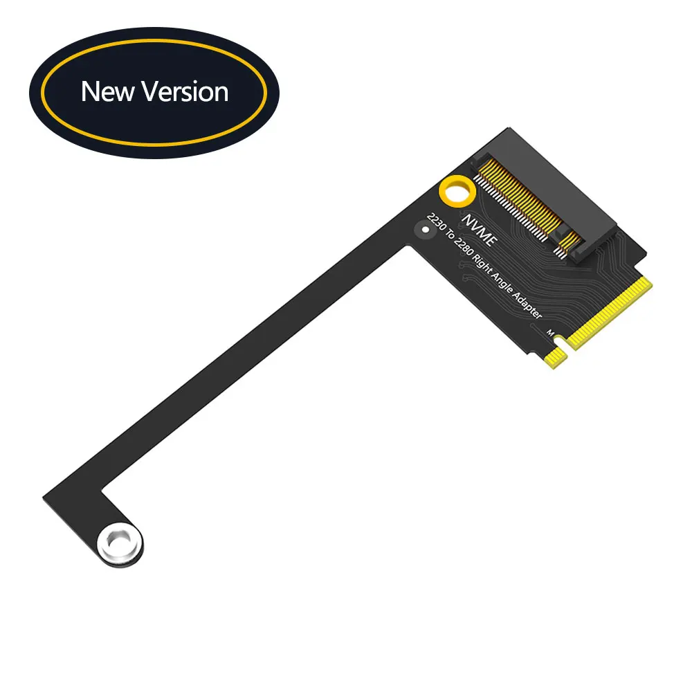 

NVME M-Key 2230–2280 мм Угловой удлинитель SSD-адаптер обновления для ROG Ally Gaming M.2 PCIE4.0 Прямоугольная карта адаптера