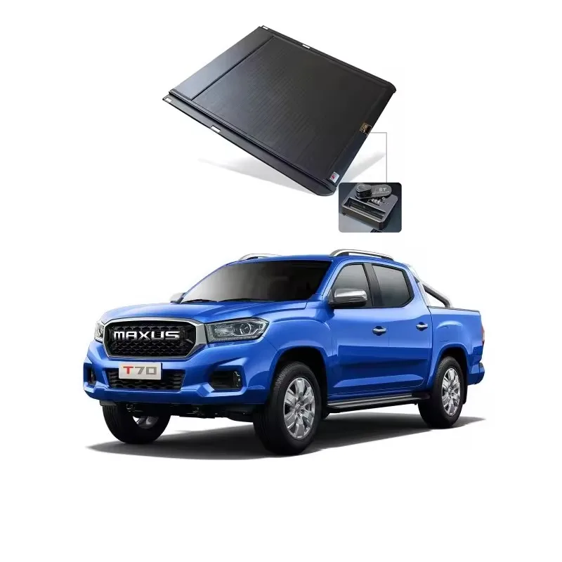 

Hard Aluminum Alloy Cover Tonneau Cover Roller Lid Cover with Password Lock for MAXUS T60 T70