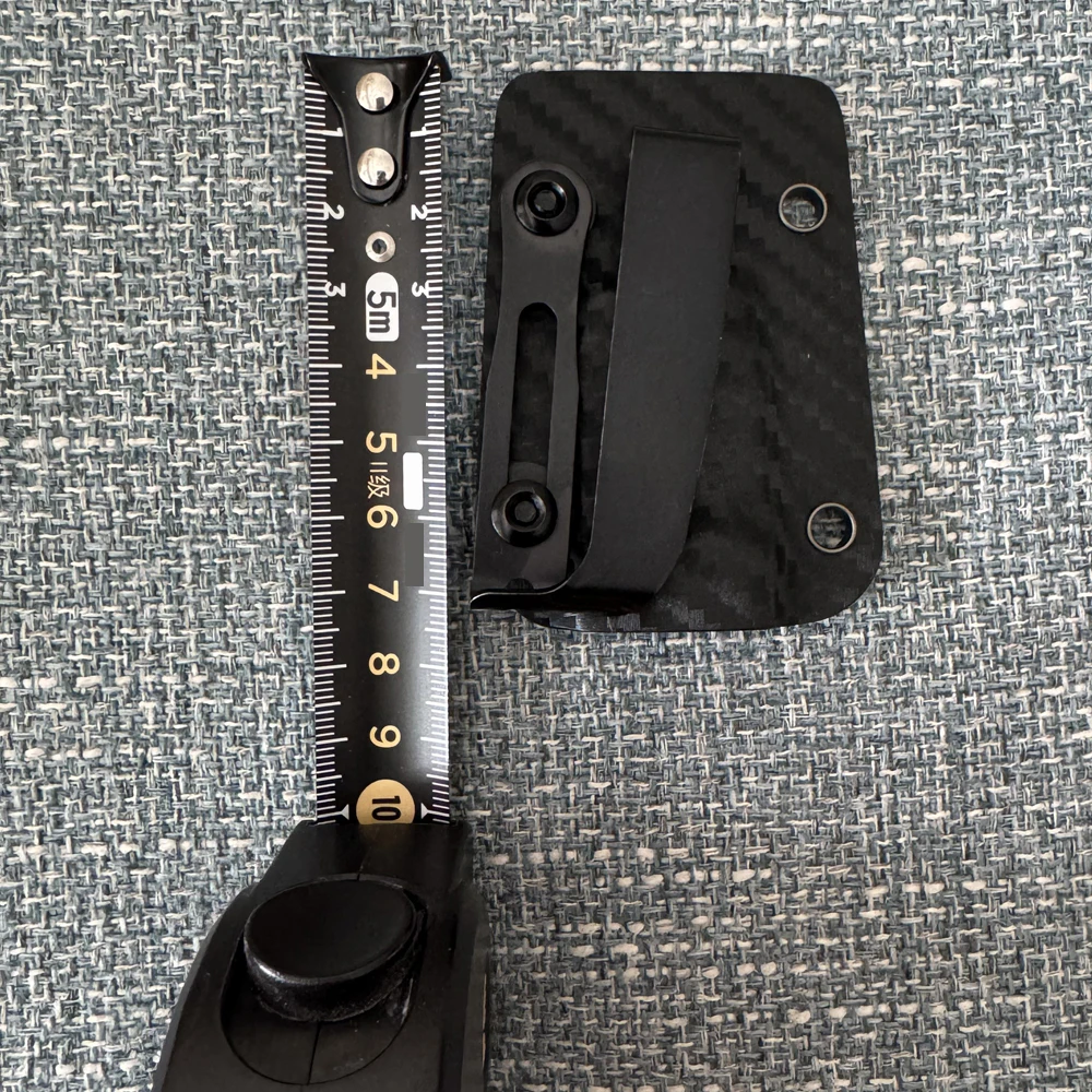 Titanium Alloy DC53 Crowbar with Carbon Fiber Sheath Bottle Opener Outdoor Multifunction EDC Tools