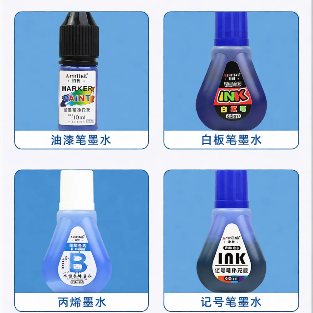 Empty Marker Pen For DIY Acrylic Art Craft Supplies Refillable Ink Tube Plastic Drawing Pencil Creative Writing Tool - view 2