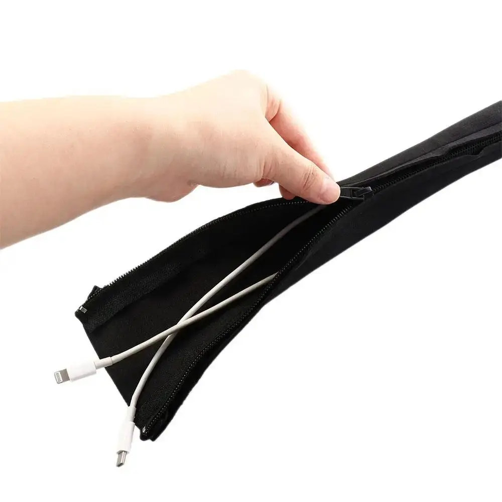 

Data Cable Cable Management Sleeve Computer Neoprene Network Cable Organizer with Zipper Classification Cable Wire Protector