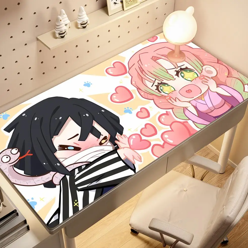 

Demon Slayer Inspired Large Mouse Pad - XXL Cute Kawaii Anime Desk Mat for Girls, Non-Slip Keyboard Cover for Office & Laptop