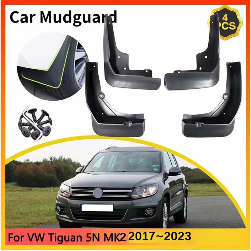 

Для Volkswagen VW Tiguan L Allspace MK2 AD BW 2017 2018 ~ 2023 автомобильные брызговики брызговики брызговики Fender Auto