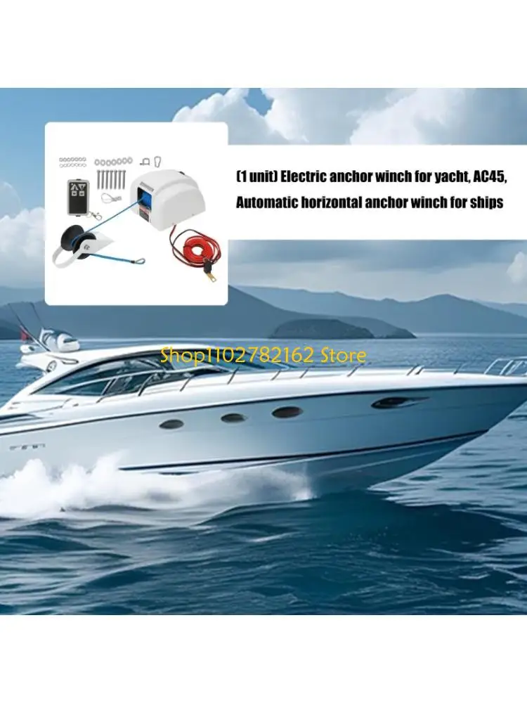 

547B Saltwater Resistant Electric Anchors Winch Horizontal Automatic Control For Boat