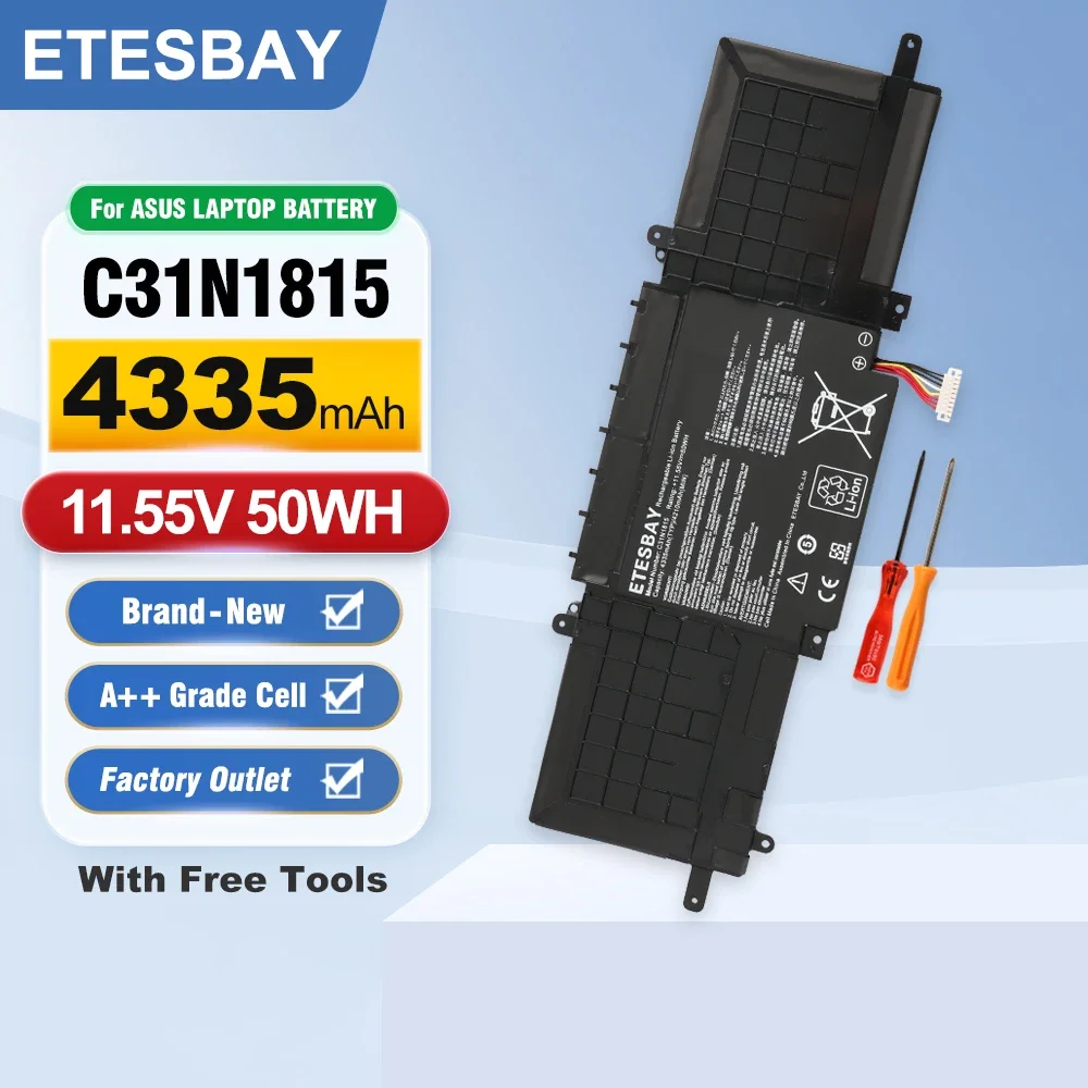 

ETESBAY C31N1815 для ASUS Zenbook 13 UX333 UX333F UX333FN UX333FA RX333FN RX333FA U3300FN BX333FN Series UX33 Аккумулятор для ноутбука