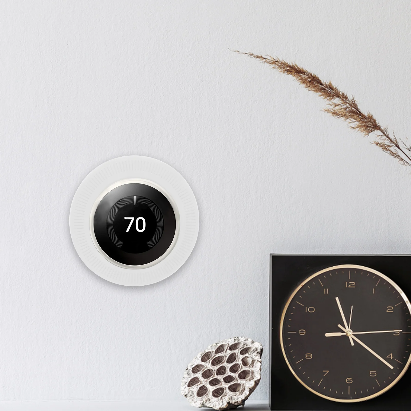 

Thermostat Wall Plate Cover Silicone Material Durable and Sturdy Fine Workmanship Easy to Install LED Emergency Light Sockets