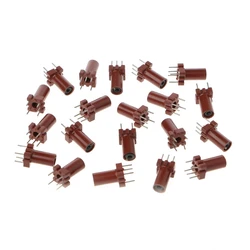 20 Pcs Adjustable Inductor for Shell Skeleton Empty Ferrite Core No Inductor Coi