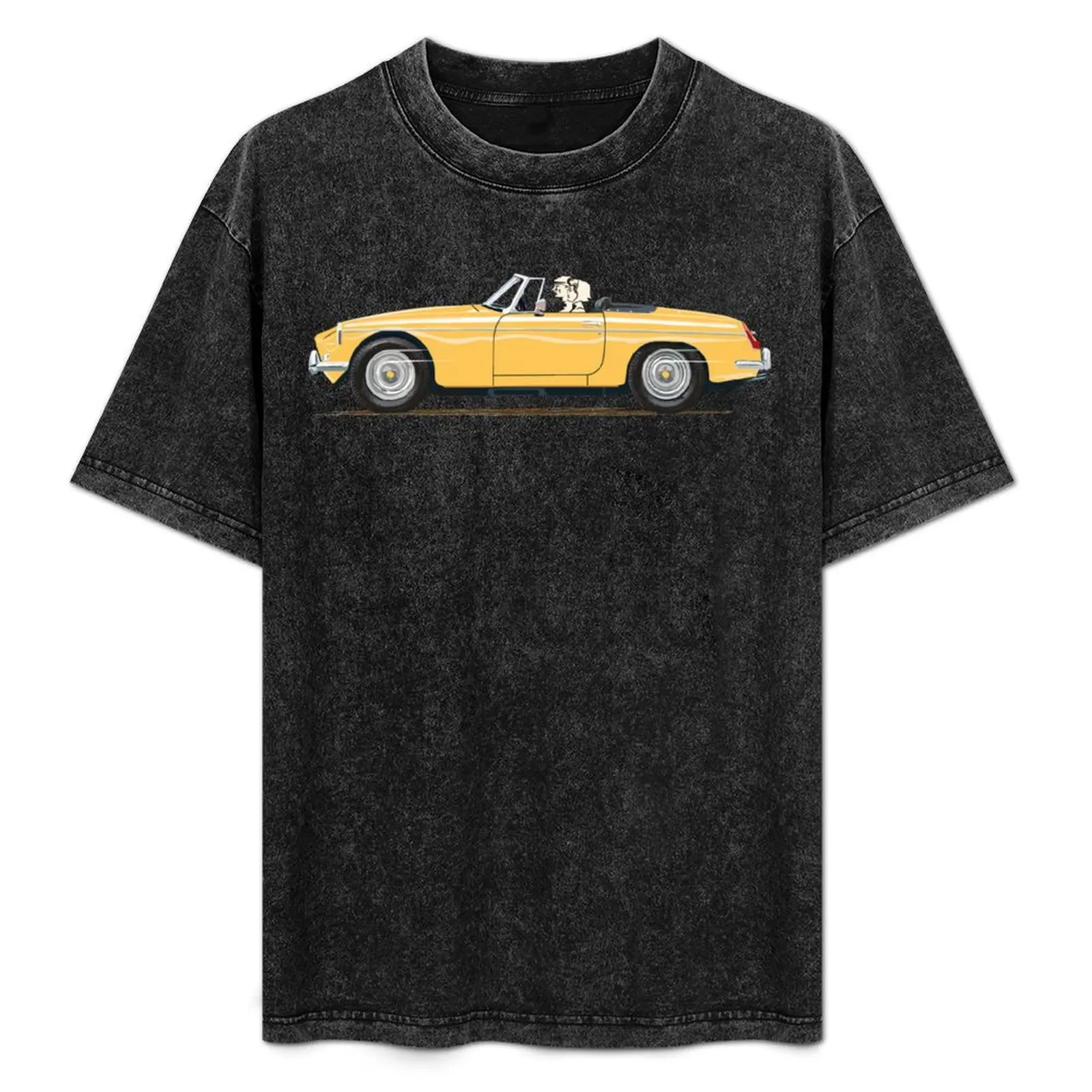 

Bronze Yellow 'B' – the Classic British Sports Car T-Shirt summer top anime shirt anime stuff Men's t shirts