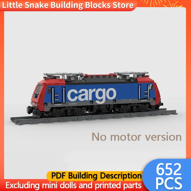 City Car Trains Model MOC Building Bricks Cargo Electric Locomotive Modular Technology Holiday Assemble Children Toys Suit Gifts