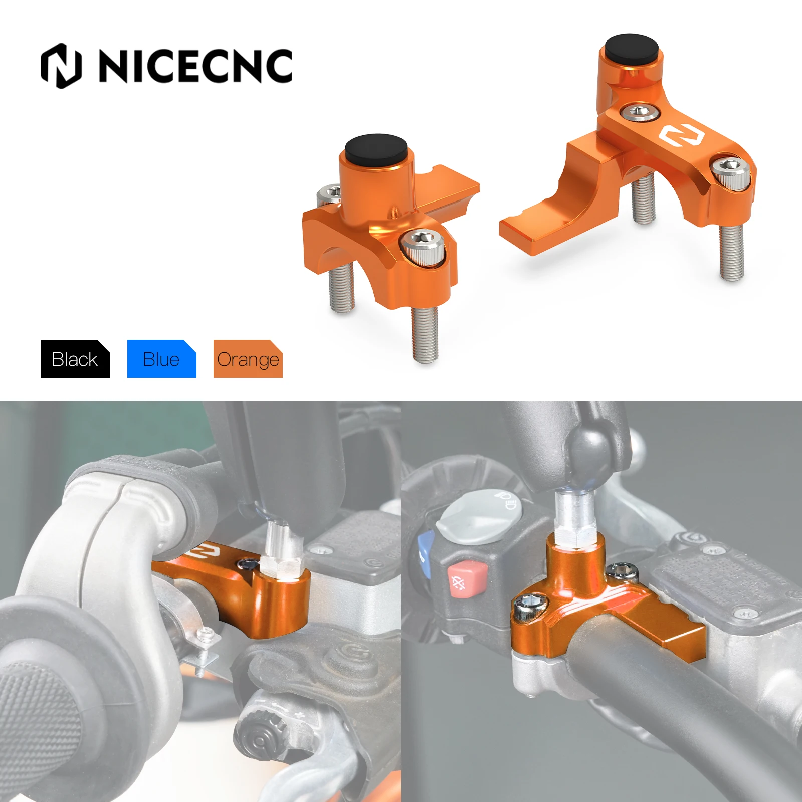 

For 2024 2023 2022 KTM EXC 300 EXCF 350 SX 125 SXF 450 Husqvarna TE 300 GasGas EC 300 Master Cylinder Clamp Mirror Mount Bracket