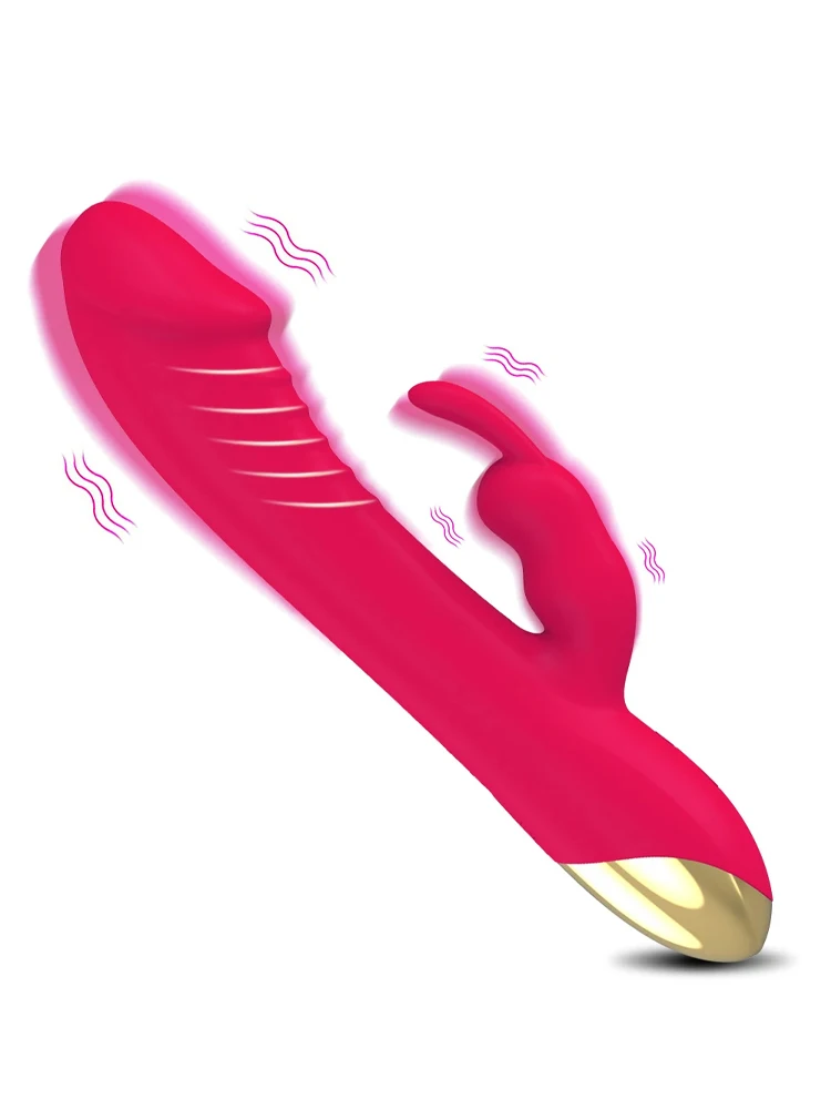 10 Speeds Dildo 2 in 1 Vibrator Female Masturbator Clitoris Vagina G-Spot Stimulator Women Handheld Massager Adult Sex Toys 18+