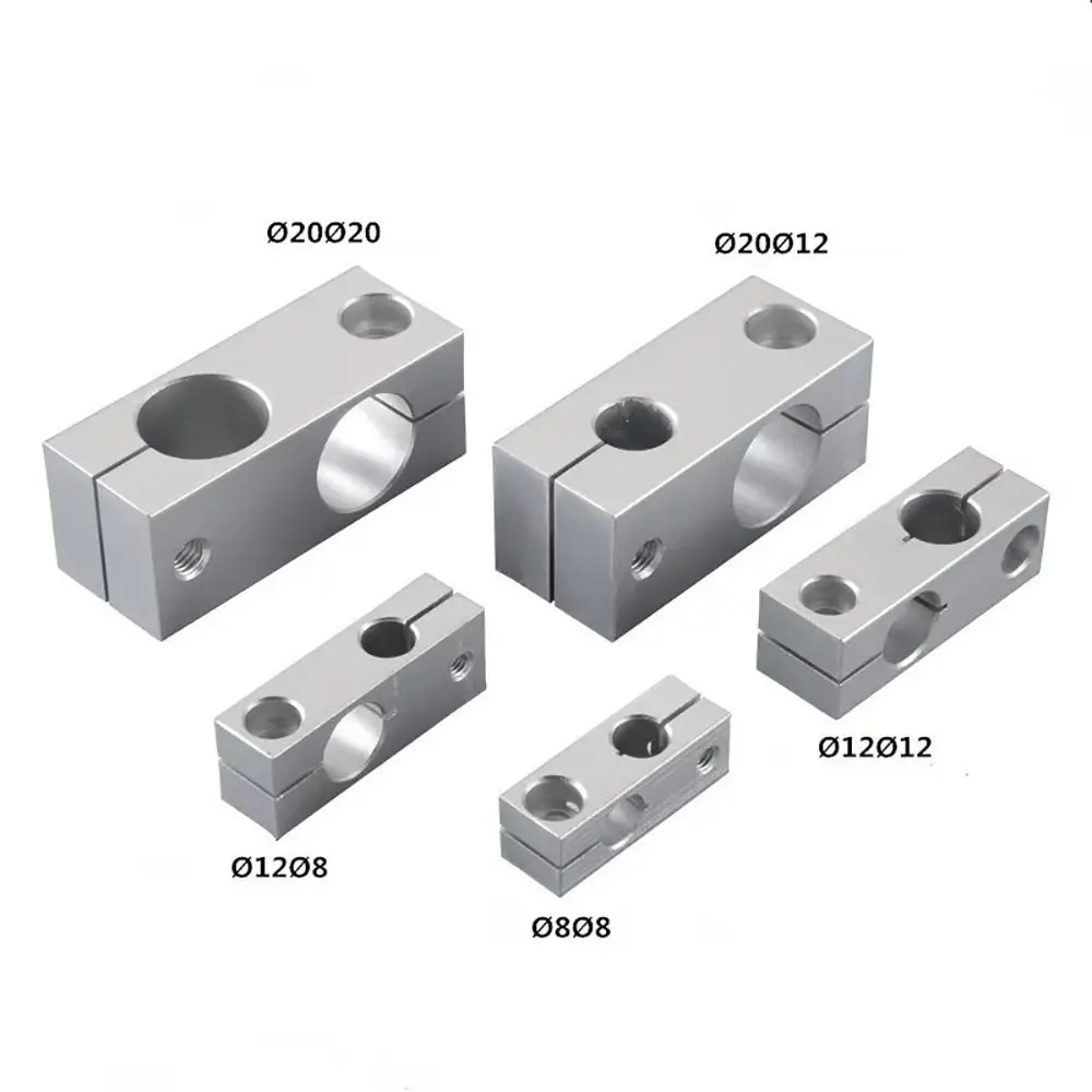 Braçadeira de fixação de pilar de eixo óptico, liga de alumínio, bloco transversal de eixo óptico, suporte de fixação de tubo de aço, clipe cruzado, 1 peça