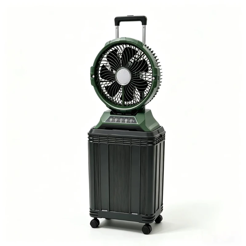 Roller luggage spray fan 30L water tank 30000mAh large capacity rechargeable battery