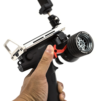 Aluminium Thumb Lever One-handed Control Steering Wheel Transmitter Adapter for Flysky NB4 / Noble Lite / PRO Controller Upgrade