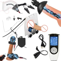 Elektro schock Zubehör sm Elektro Anal Plug Nippel Klemme Penis Ring Penis Sex hebbedingetjes seks Produkt EStim Power Box Spielzeug