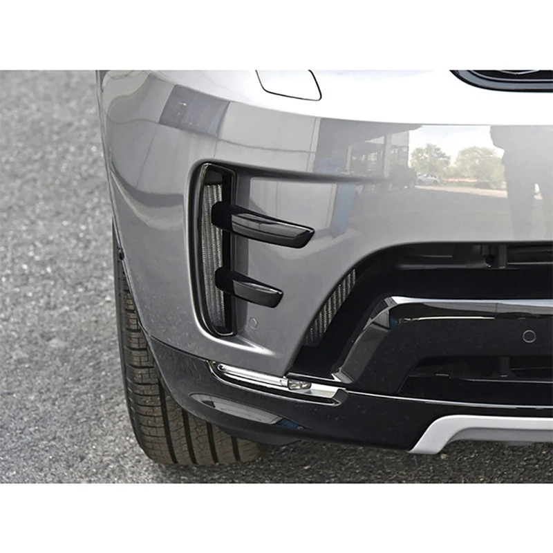 Car Front Bumper Grille Air Vent Cover Front Deflector Air Knife Trim For Land Rover Discovery 5 L462 2017-2019